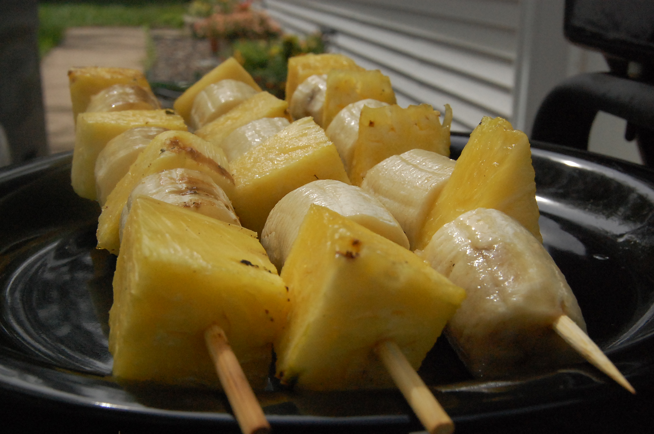 grilled fruit  kabobs